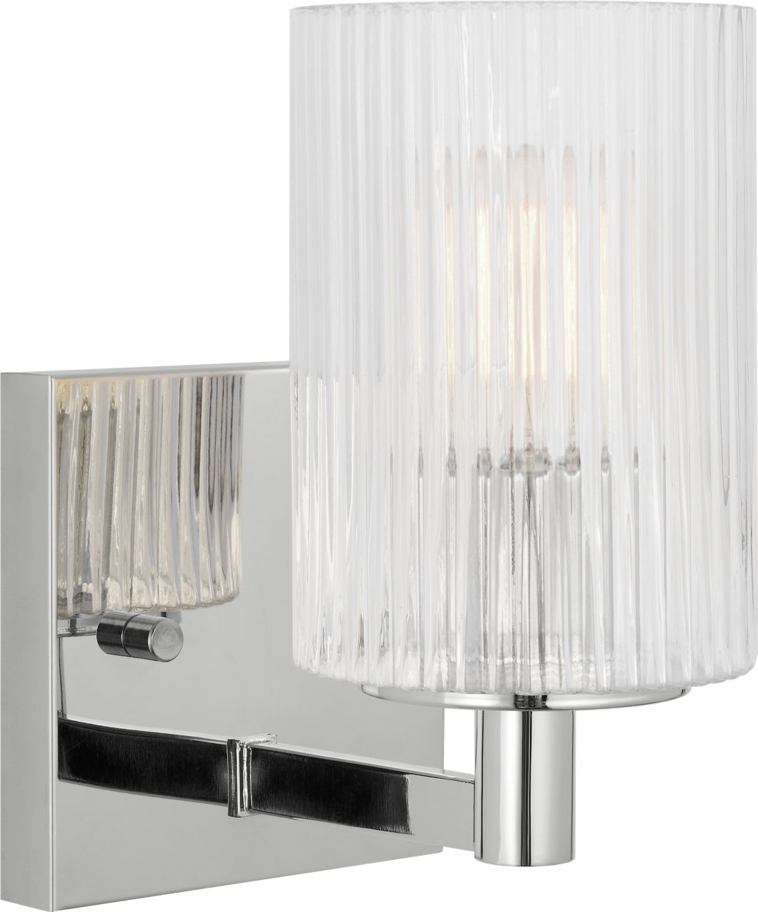 Lando One Light Wall / Bath Sconce Chrome Bulbs Inc