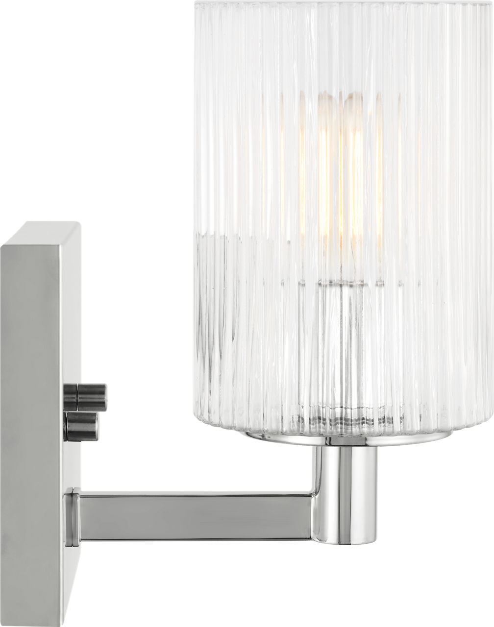 Lando One Light Wall / Bath Sconce Midnight Black Bulbs Inc