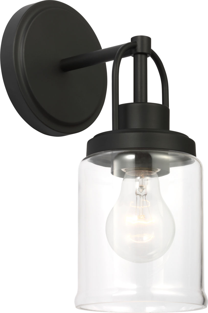 Anders Small Vanity in Midnight Black Bulb(s) Not Included