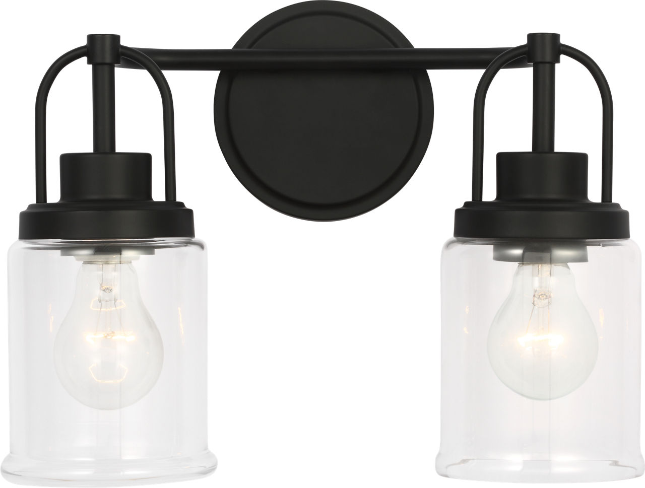 Anders Medium Vanity in Midnight Black Bulb(s) Not Included
