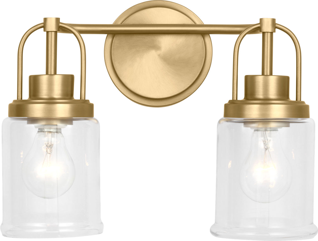 Anders Medium Vanity Satin Brass