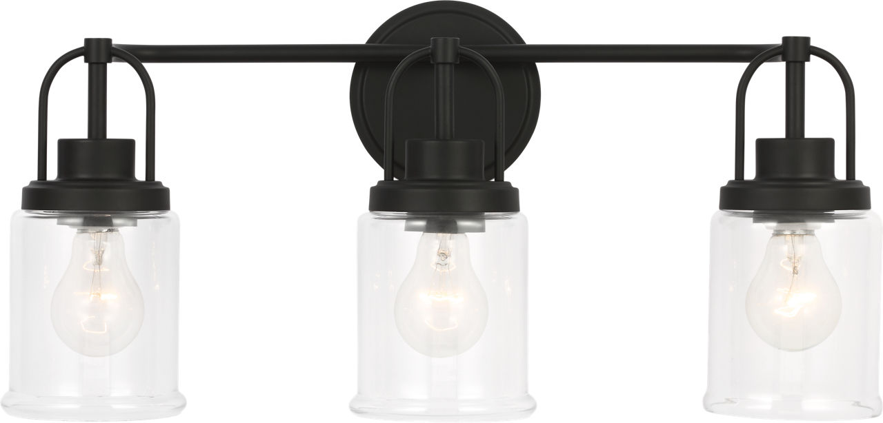 Anders Large Vanity in Midnight Black Bulb(s) Not Included