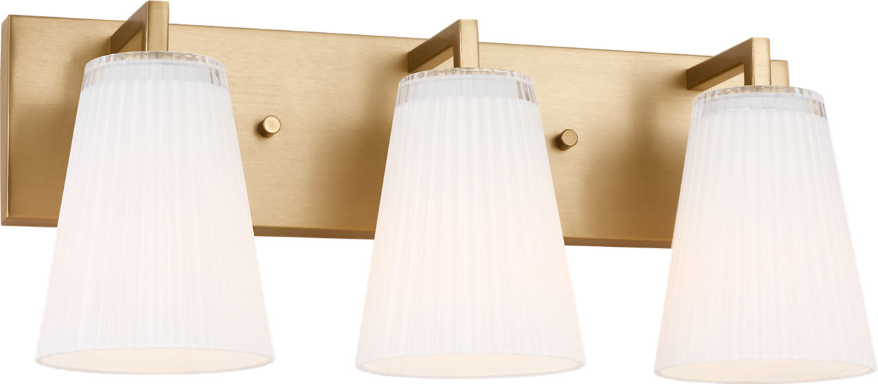 Upson Large Vanity Satin Brass