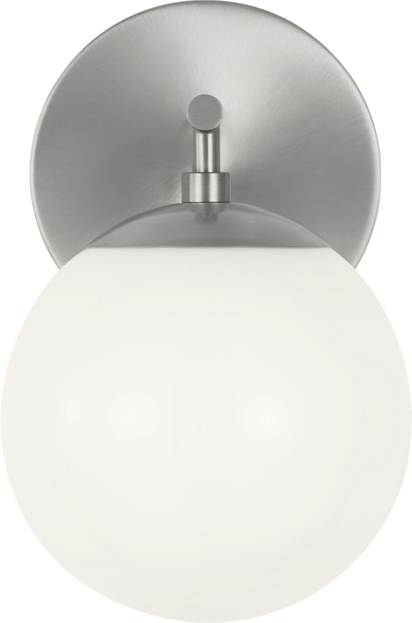 Nube One Light Vanity in Brushed Nickel Bulb(s) Not Included