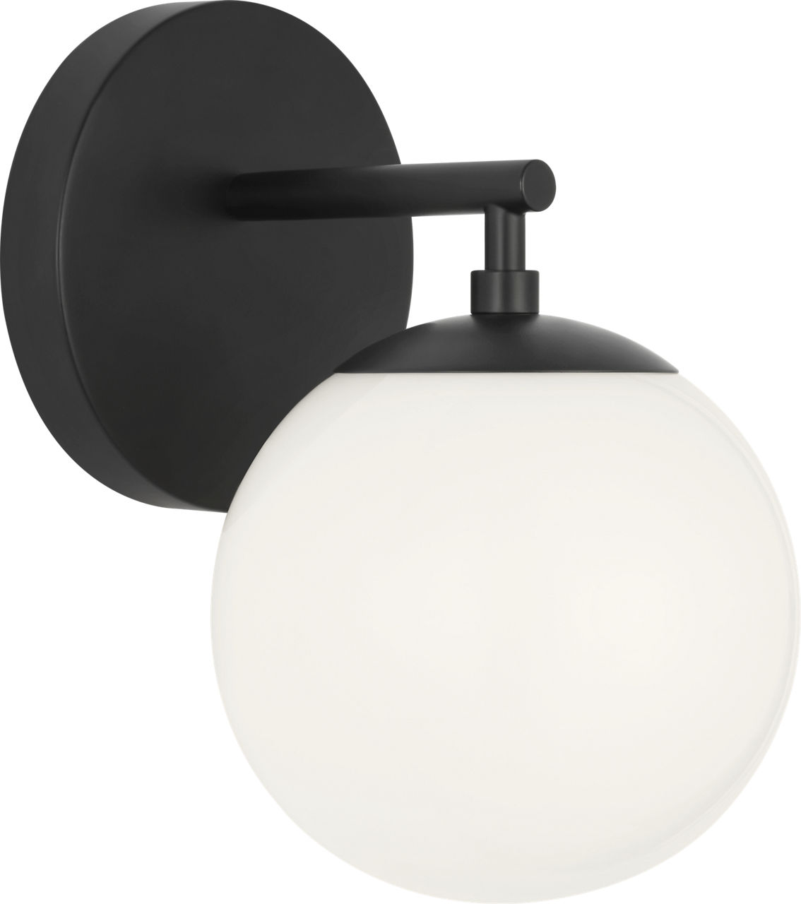 Nube One Light Vanity in Midnight Black Bulb(s) Included