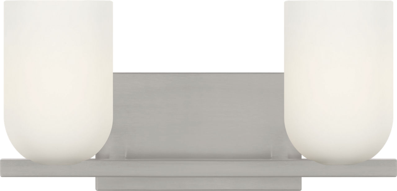 Neblina Two Light Vanity in Brushed Nickel Bulb(s) Not Included