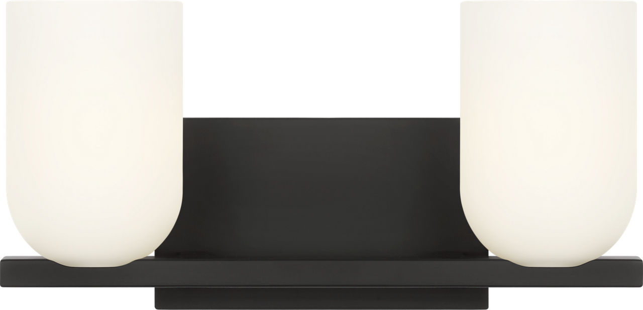 Neblina Two Light Vanity in Midnight Black Bulb(s) Not Included