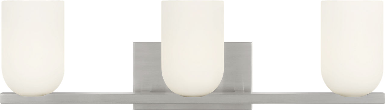 Neblina Three Light Vanity in Brushed Nickel Bulb(s) Not Included