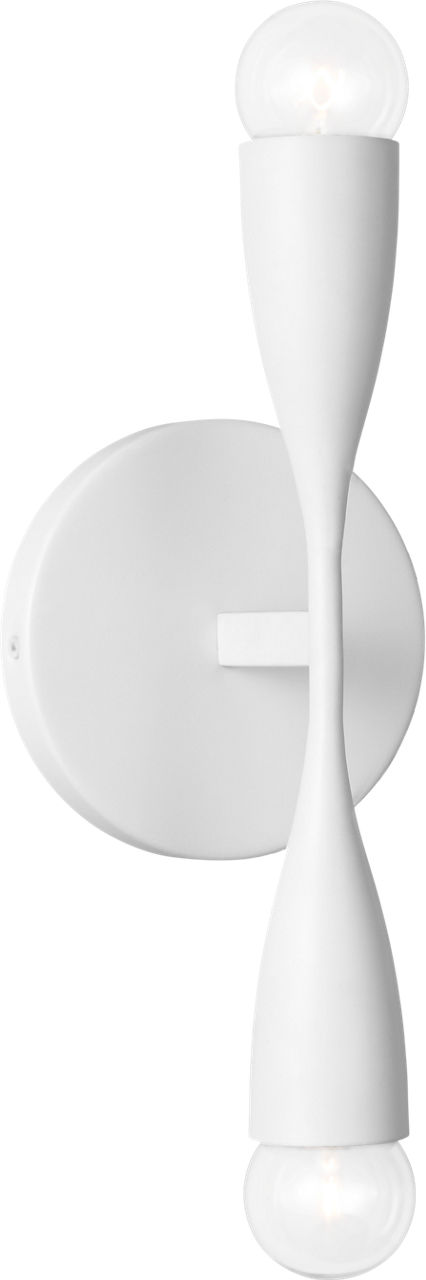 Maya Two Light Sconce in Matte White Bulb(s) Not Included