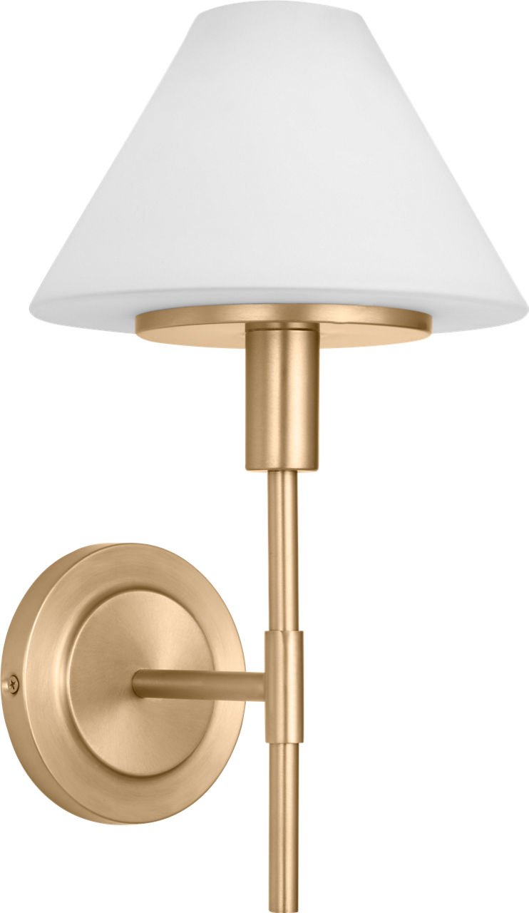 Mendota One Light Bath in Satin Brass Bulb(s) Not Included