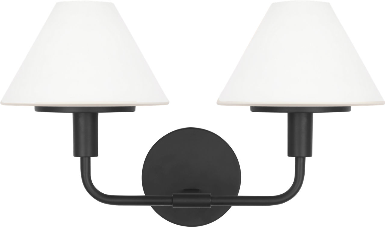 Mendota Medium Sconce Midnight Black