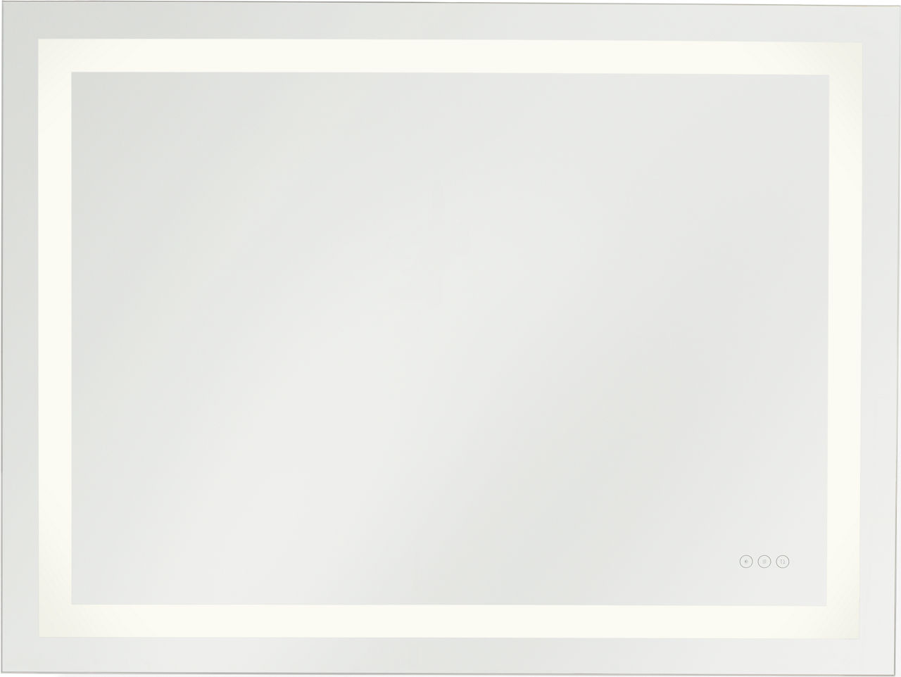 Mera Illuminated Mirror Rectangle 48" x 36" Might Bright White