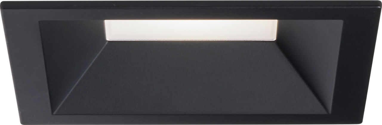 Sena Square Recessed Downlight in Black 3000K 120V