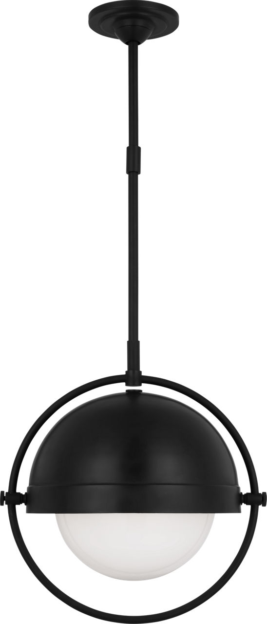 Bacall Large Pendant Aged Iron