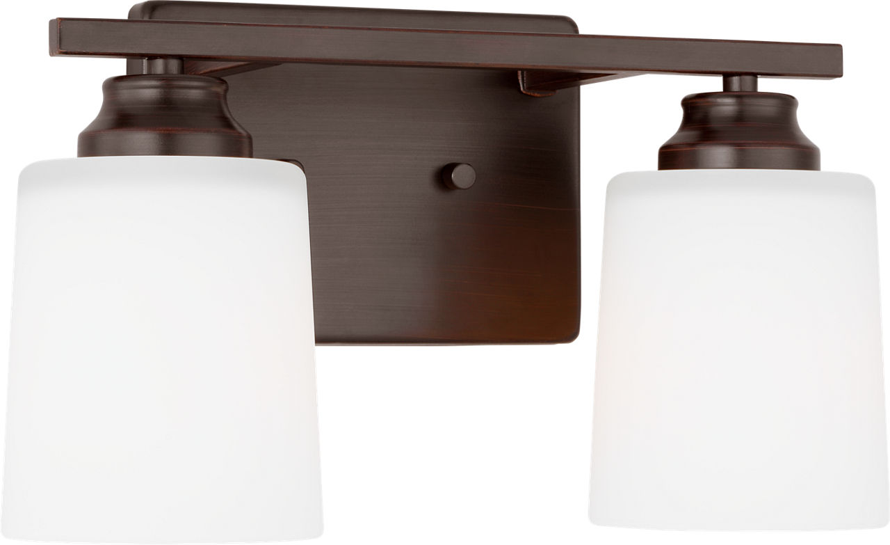 Vinton Two Light Wall/Bath Sconce in Bronze Bulb(s) Not Included