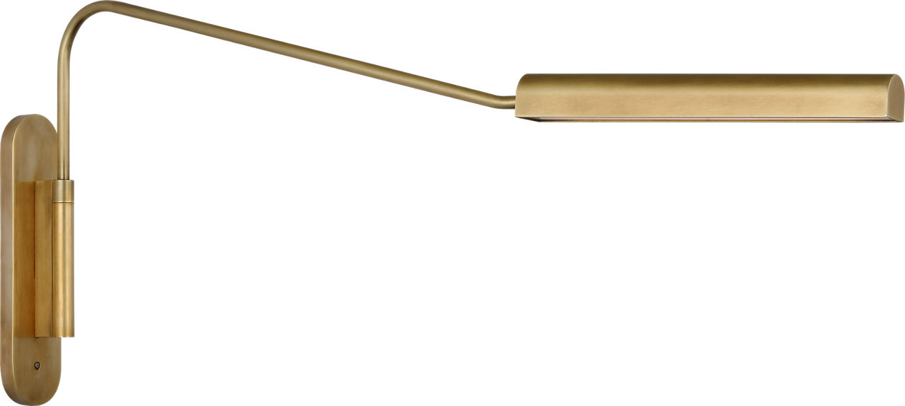 Austin Large Articulating Wall Light in Hand-Rubbed Antique Brass