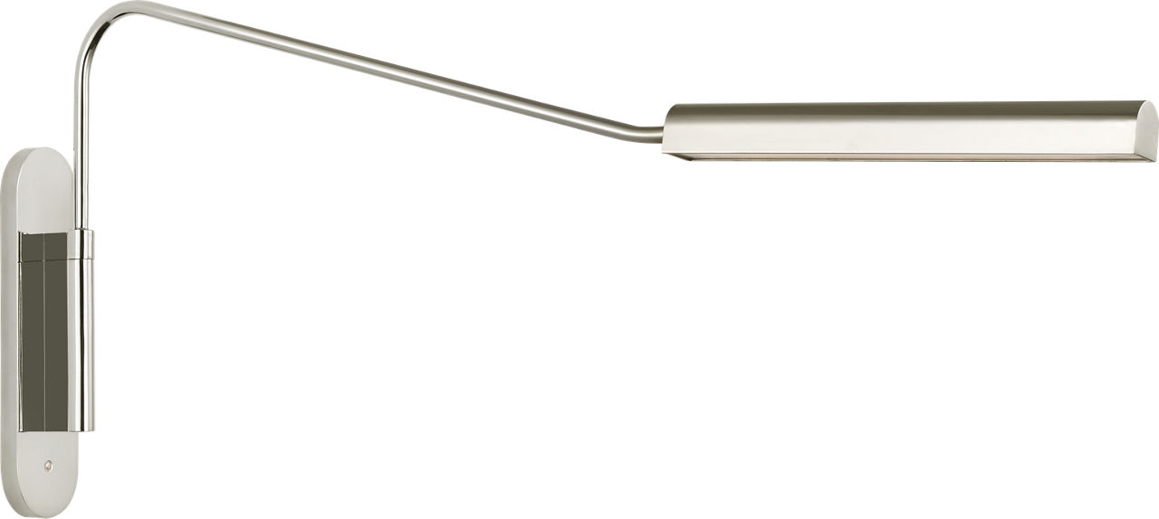 Austin Large Articulating Wall Light in Polished Nickel