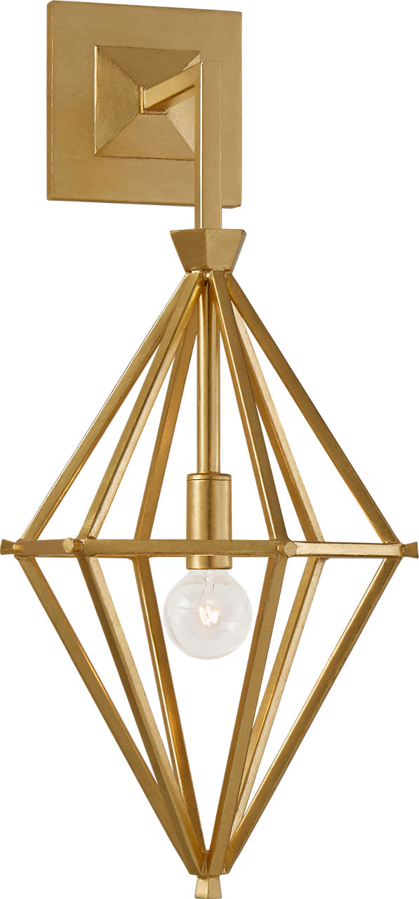 Afton Single Sconce in Gild