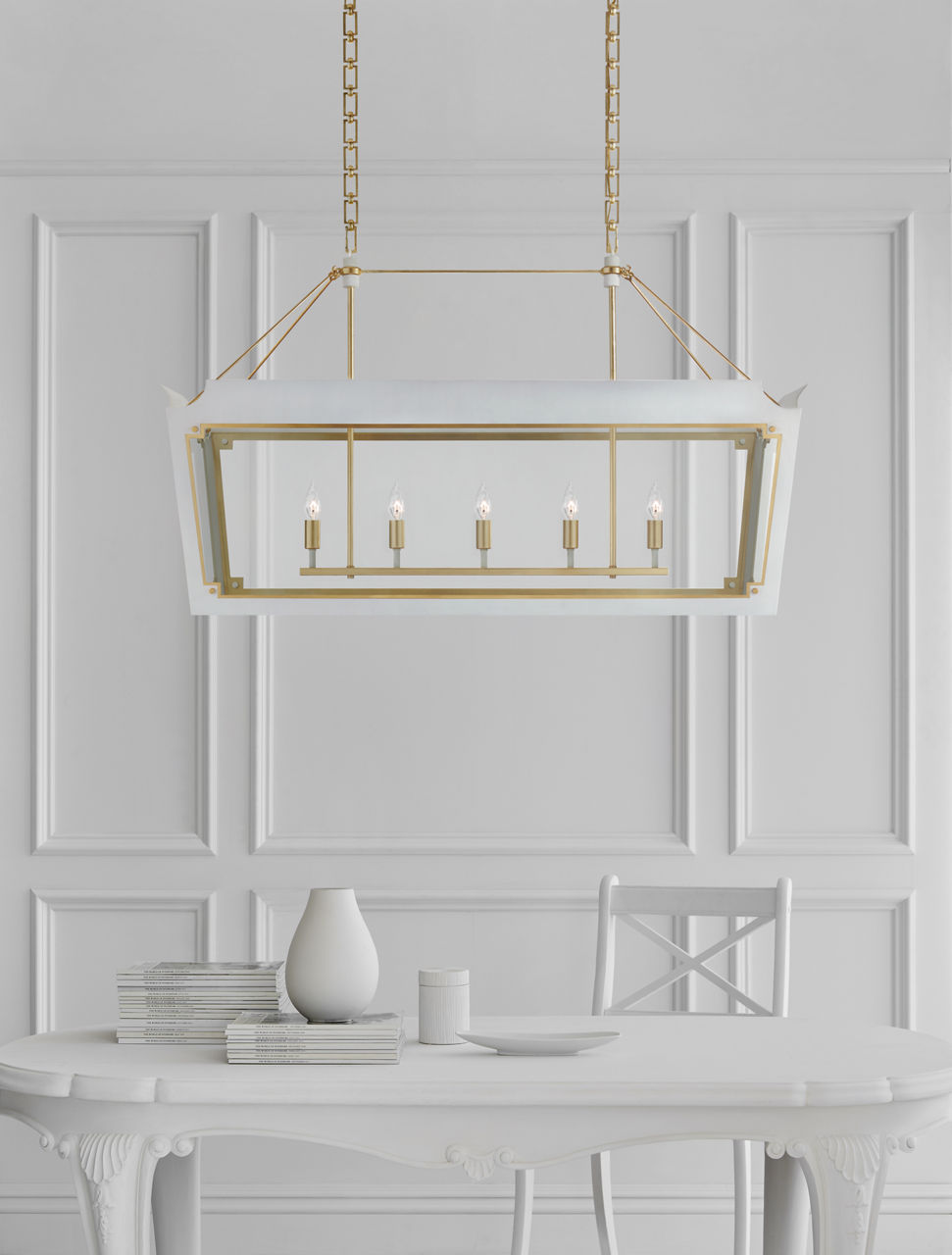 Caddo Medium Linear Lantern - JN5023 | Visual Comfort