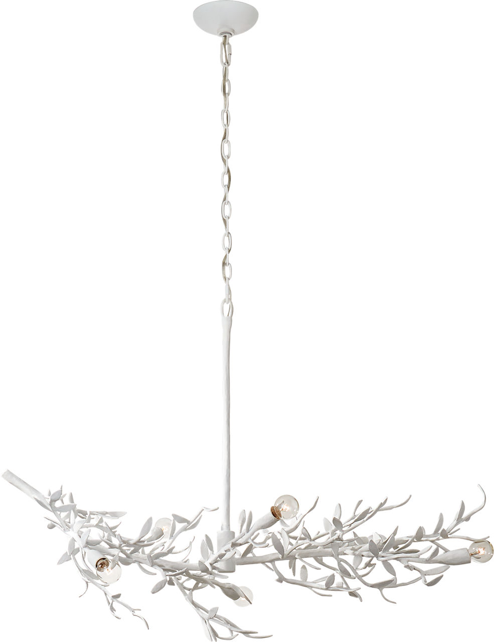 Mandeville Linear Chandelier in Plaster White