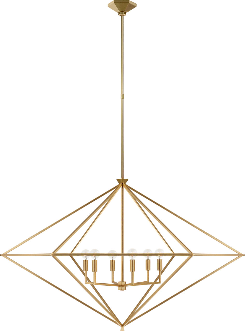 Afton Grande Lantern in Gild