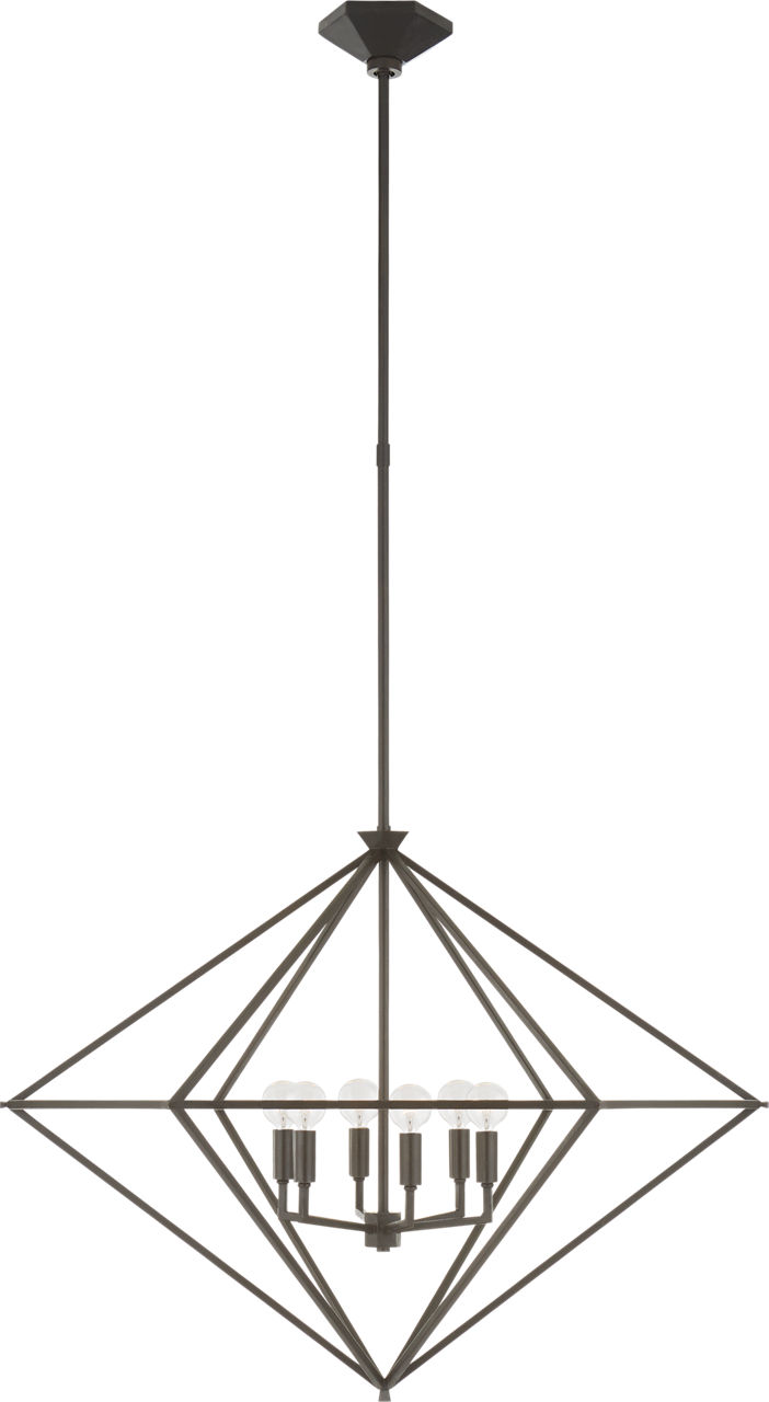 Afton Large Lantern in Aged Iron