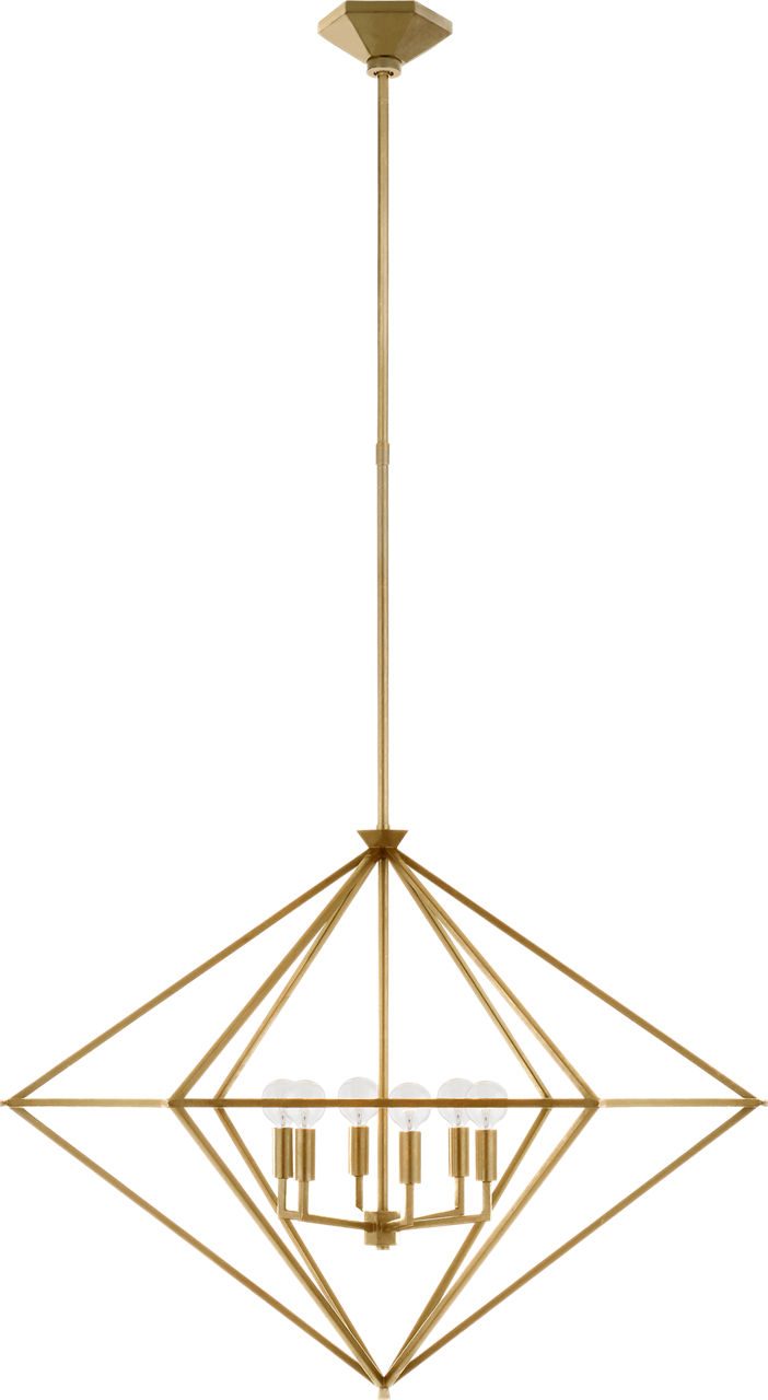 Afton Large Lantern in Gild