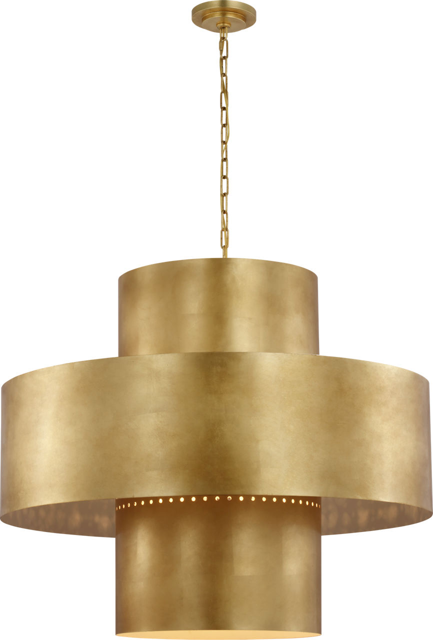 Chalmette 38" Layered Pendant in Gild