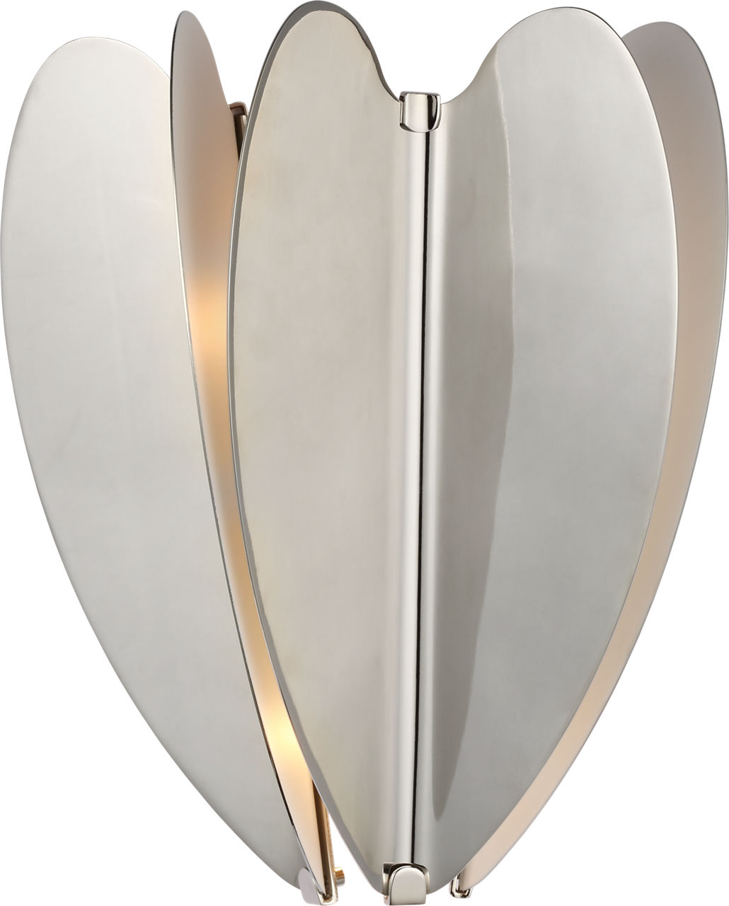 Danes Small Sconce in Polished Nickel