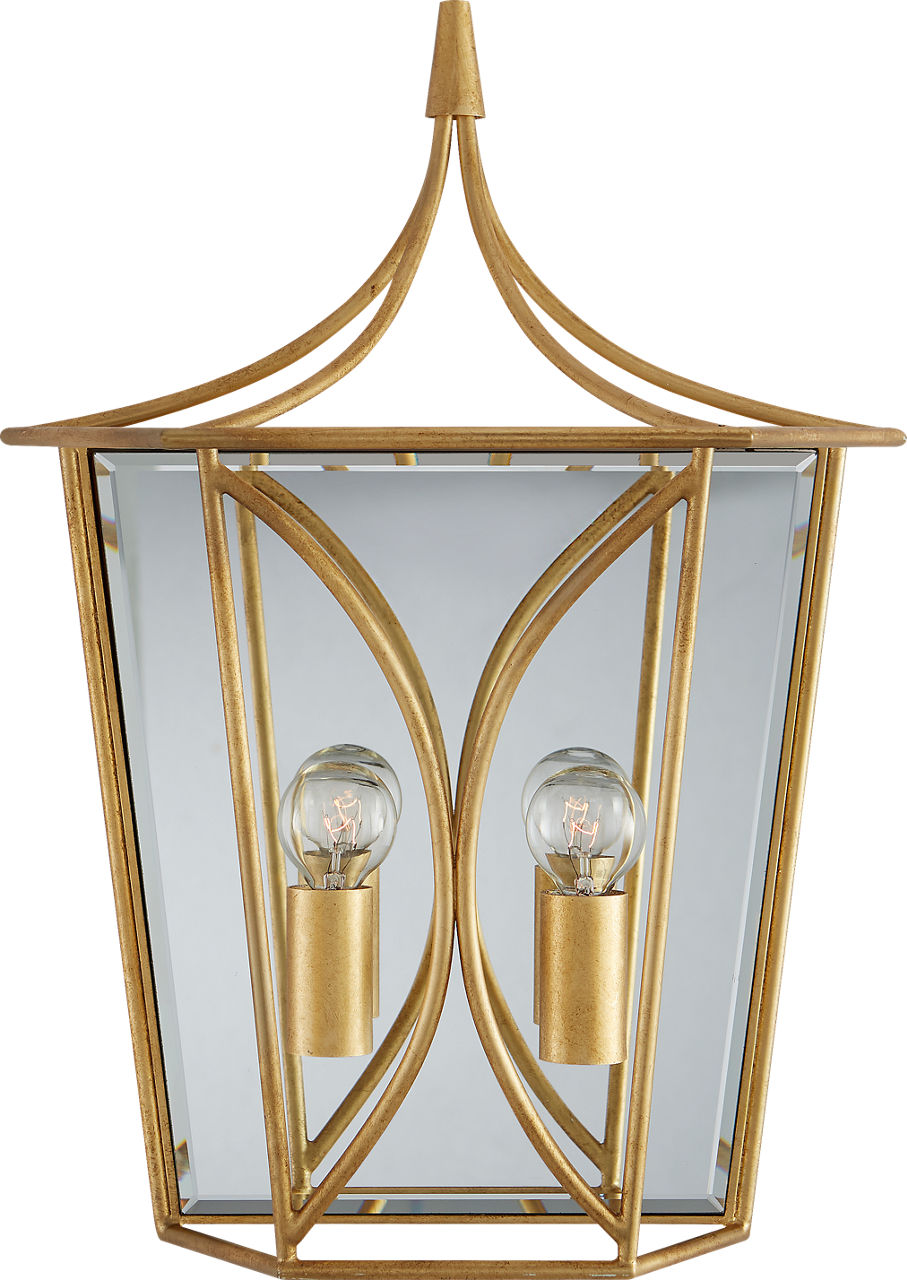 Cavanagh Medium Lantern Sconce in Gild