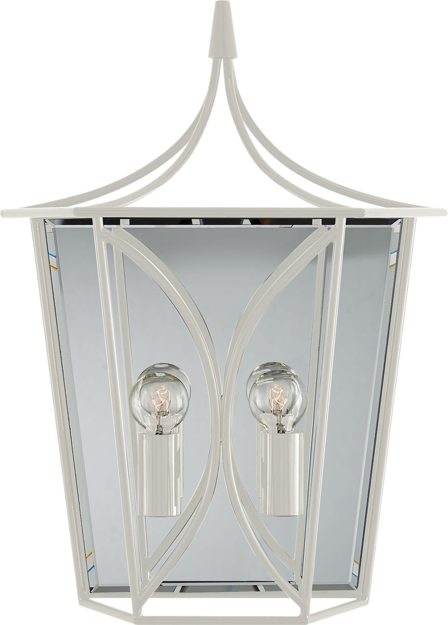 Cavanagh Medium Lantern Sconce in Light Cream