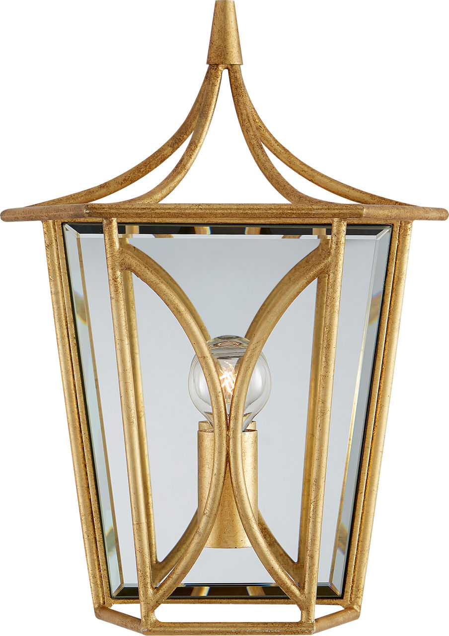 Cavanagh Mini Lantern Sconce in Gild