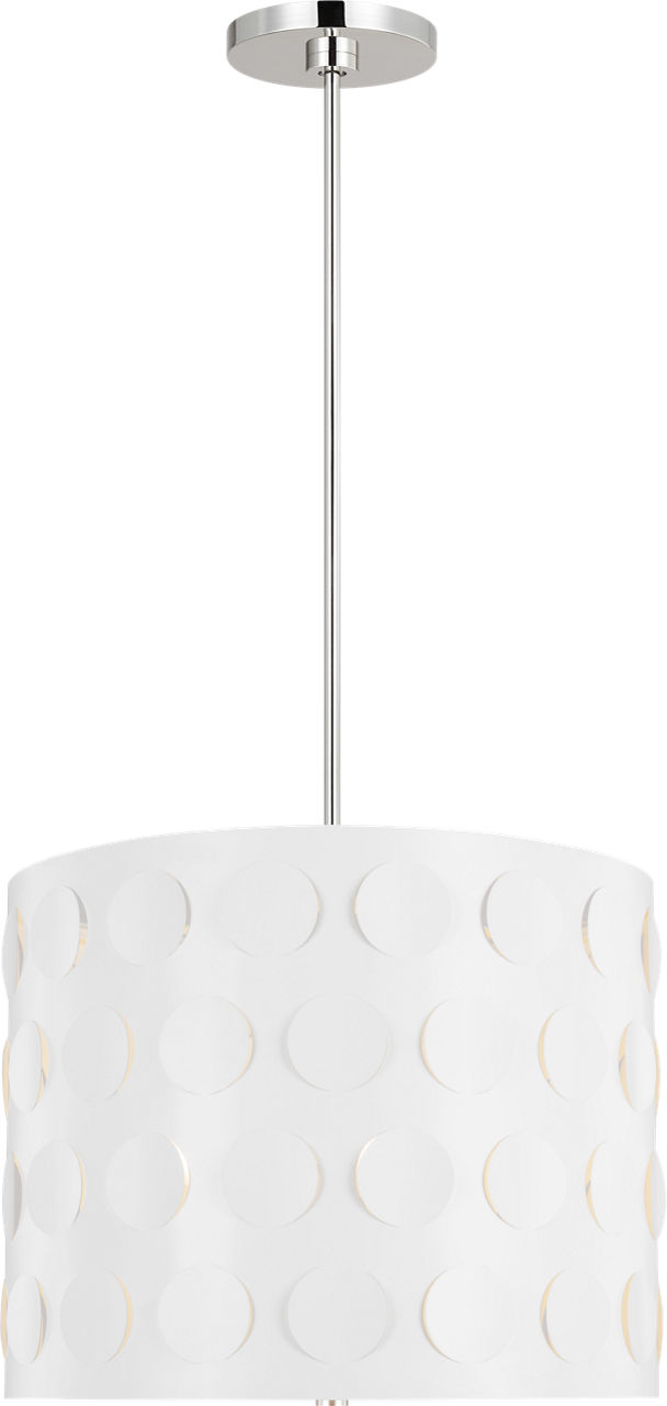 Dottie Large Pendant Polished Nickel