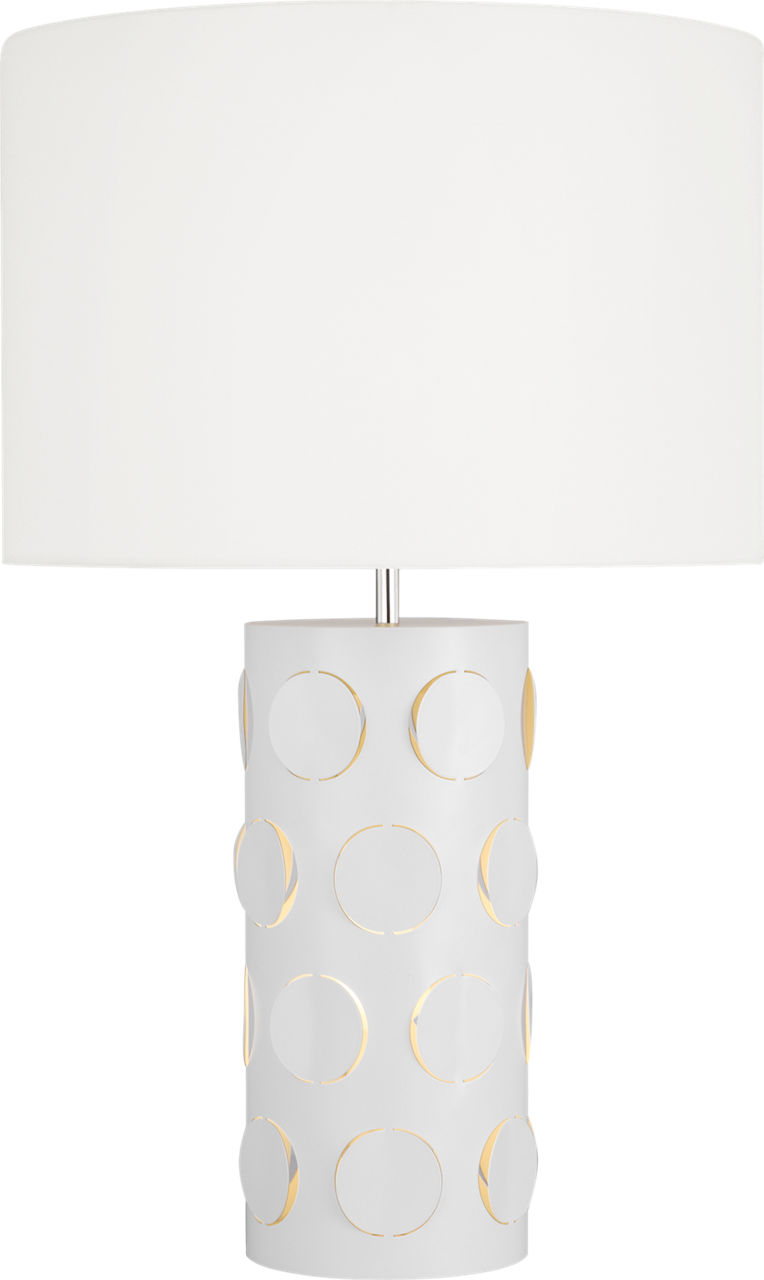 Dottie Table Lamp Polished Nickel Bulbs Included