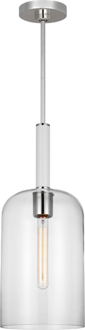 Monroe Cylinder Pendant Polished Nickel