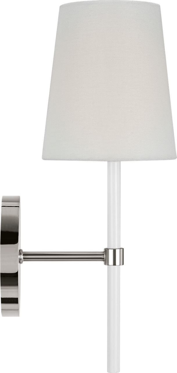 Monroe Small Single Sconce Polished Nickel