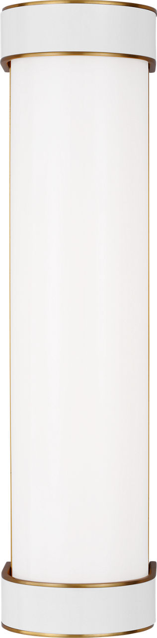 Monroe Medium Vanity Burnished Brass Bulbs Included