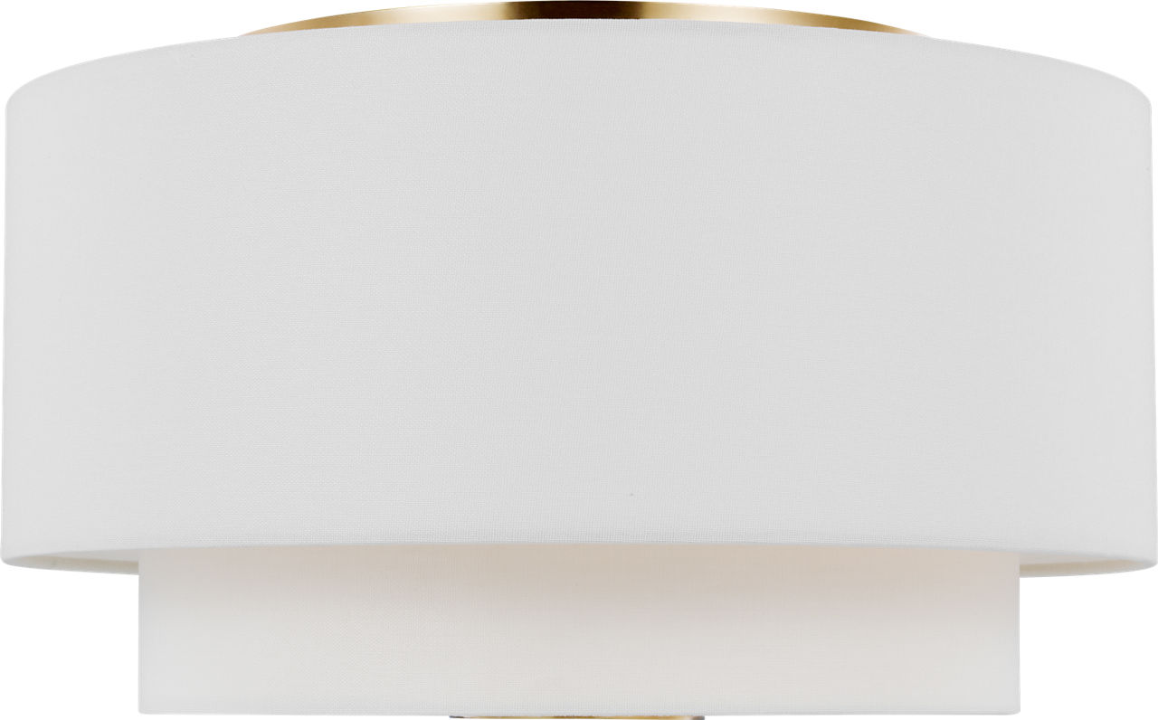 Sawyer Flush Mount Burnished Brass