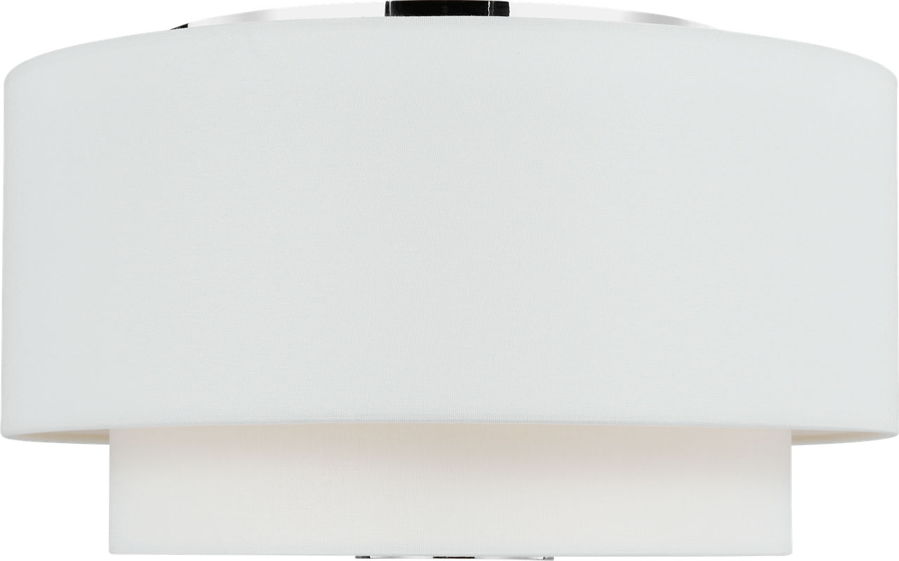 Sawyer Flush Mount Polished Nickel