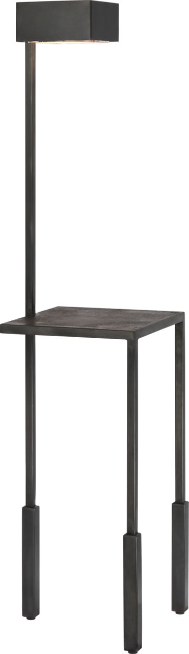 Nimes Tray Table Floor Lamp in Bronze