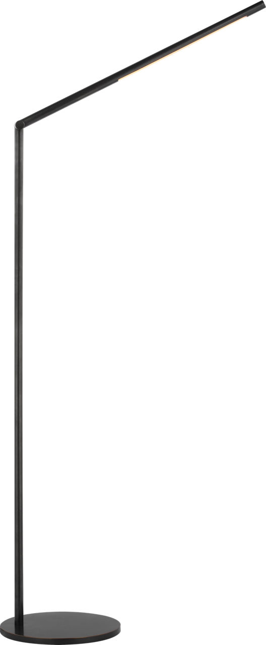 Cona Large Articulating Floor Lamp in Bronze