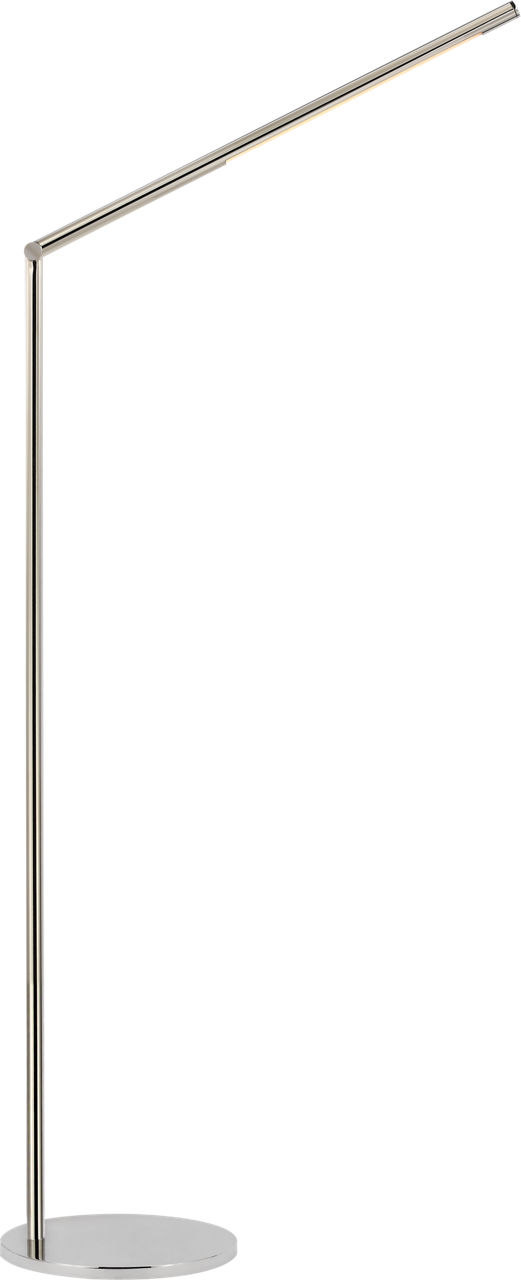 Cona Large Articulating Floor Lamp in Polished Nickel