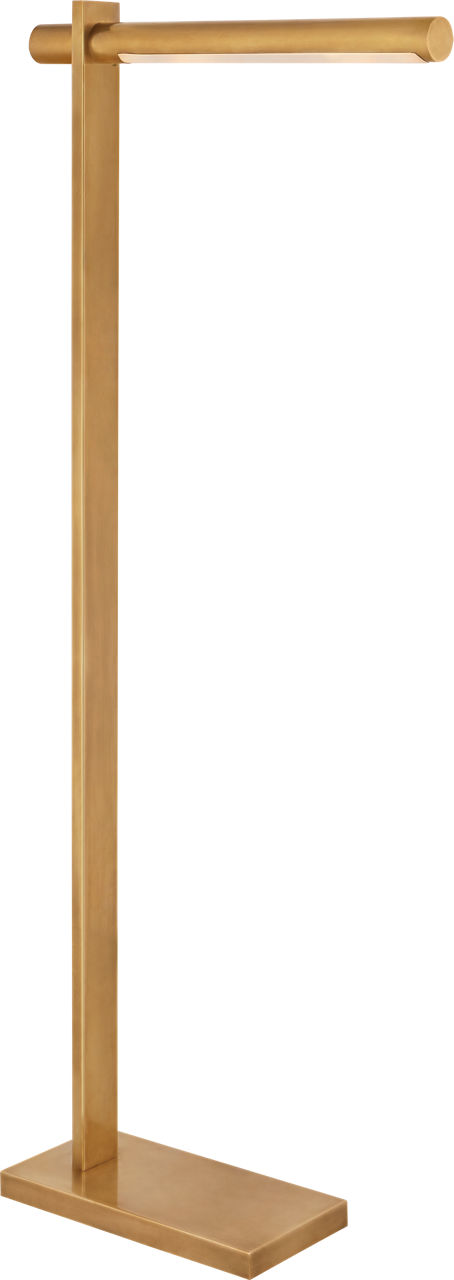 Axis Pharmacy Floor Lamp in Antique-Burnished Brass