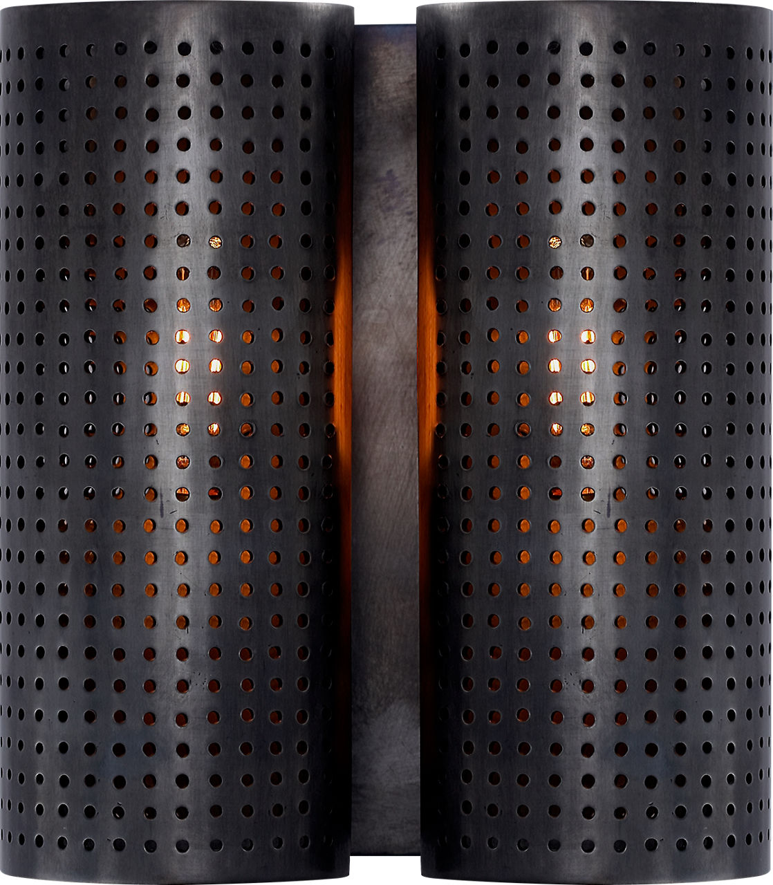 Precision Double Sconce in Bronze