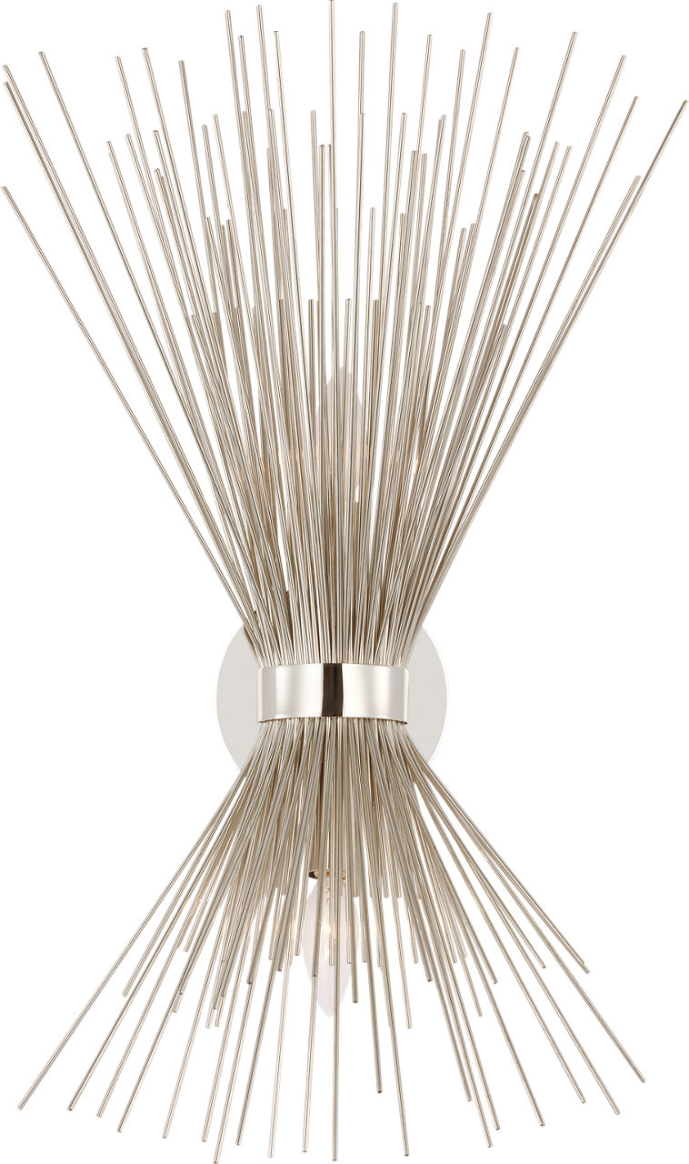 Strada Medium Sconce in Polished Nickel