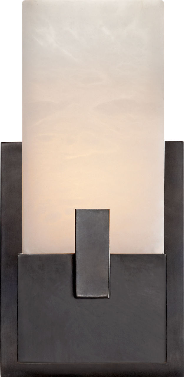 Covet Short Clip Bath Sconce in Bronze