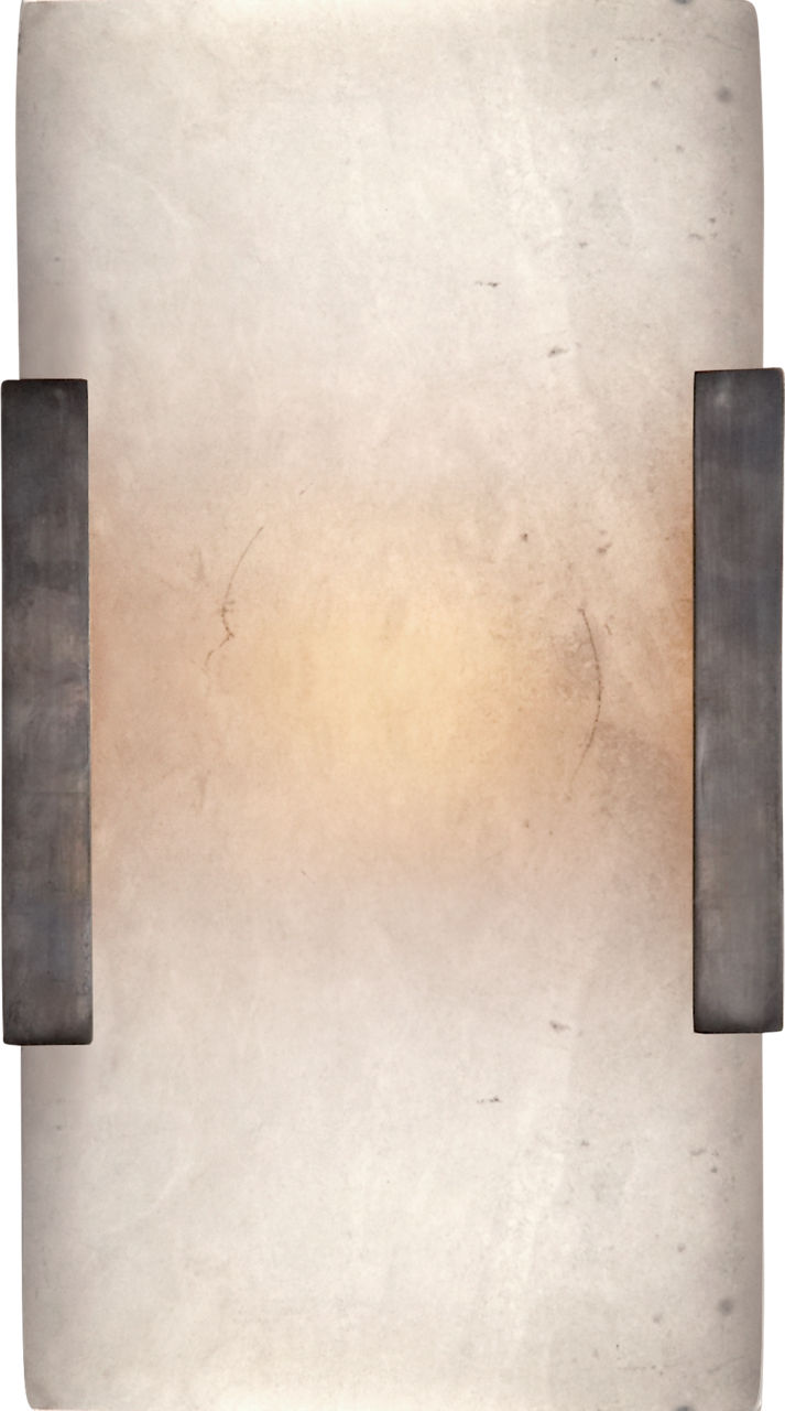 Covet Wide Clip Bath Sconce in Bronze