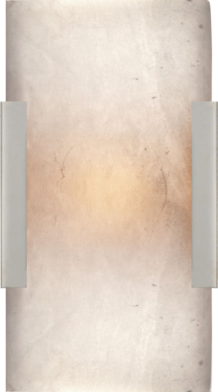 Covet Wide Clip Bath Sconce in Polished Nickel