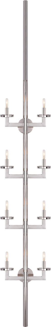 Liaison Statement Sconce in Polished Nickel