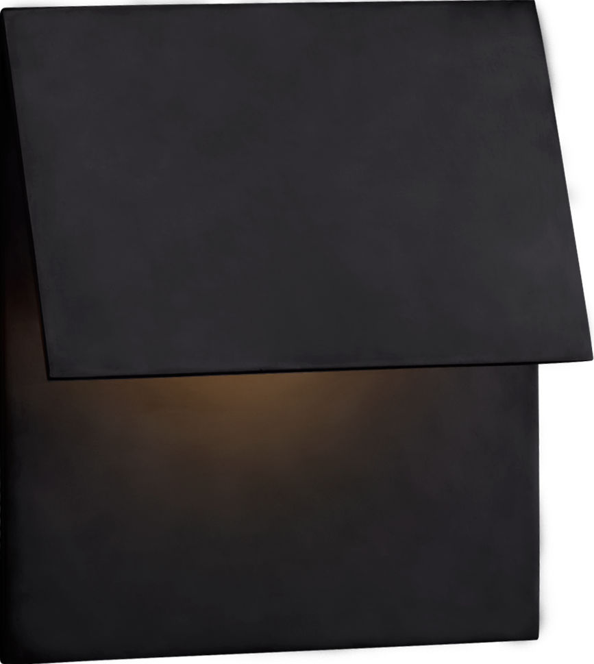 Esker Single Fold Sconce in Bronze